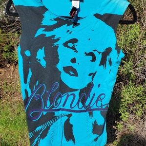 Blondie Tee Hot Topic bright blue
